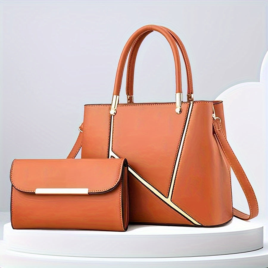 Women's Handbag Set - With Handle, with Clutch