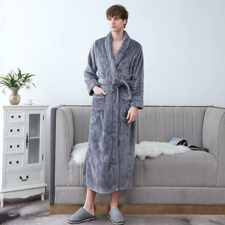 Unisex Bathrobe - Soft and Long with Belt