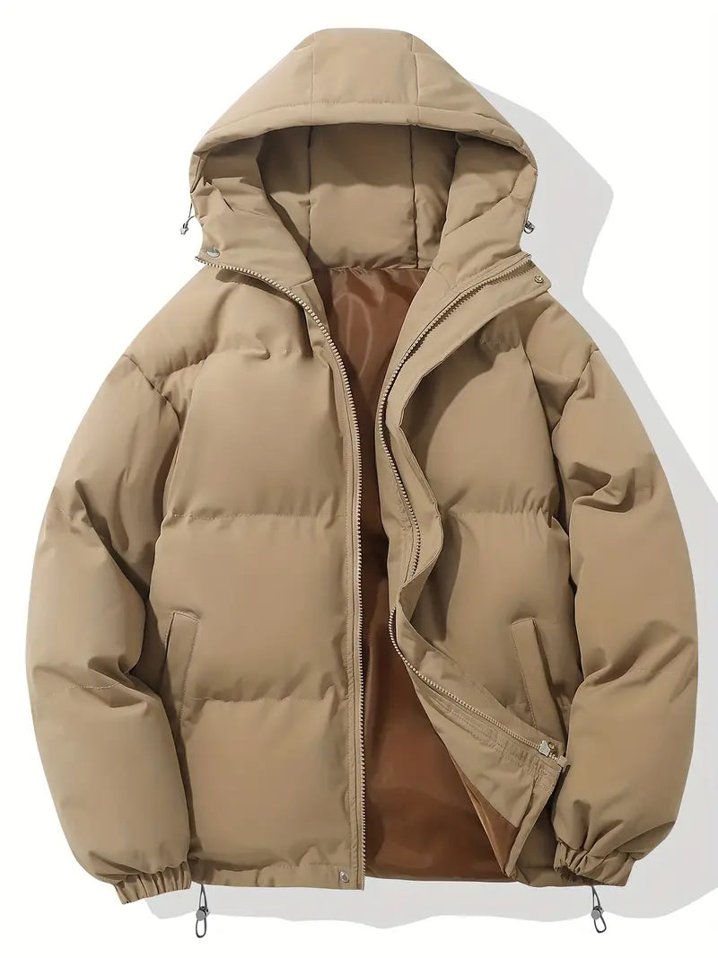 Women's Winter Puffer Jacket - Hooded Outerwear