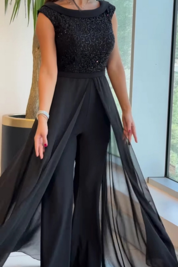 Louna | Stylowy kombinezon bez rękawów