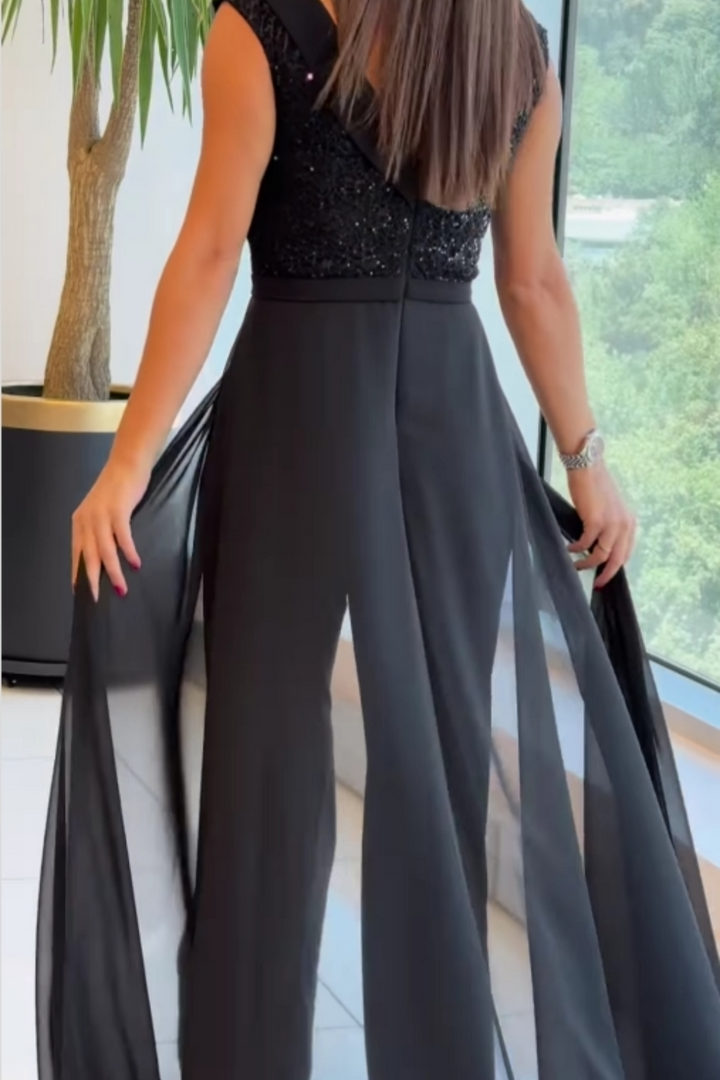 Louna | Stylowy kombinezon bez rękawów