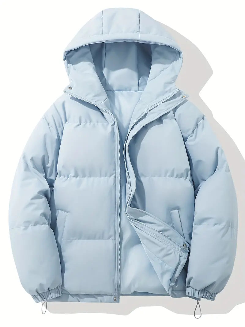 Women's Winter Puffer Jacket - Hooded Outerwear
