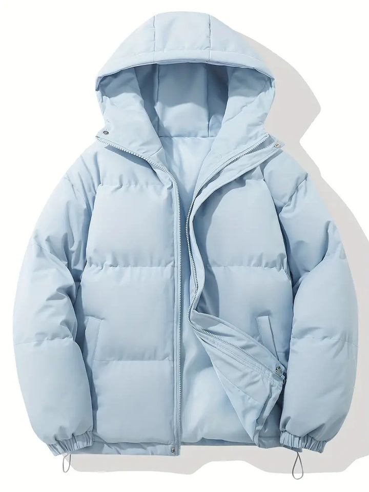 Women's Winter Puffer Jacket - Hooded Outerwear