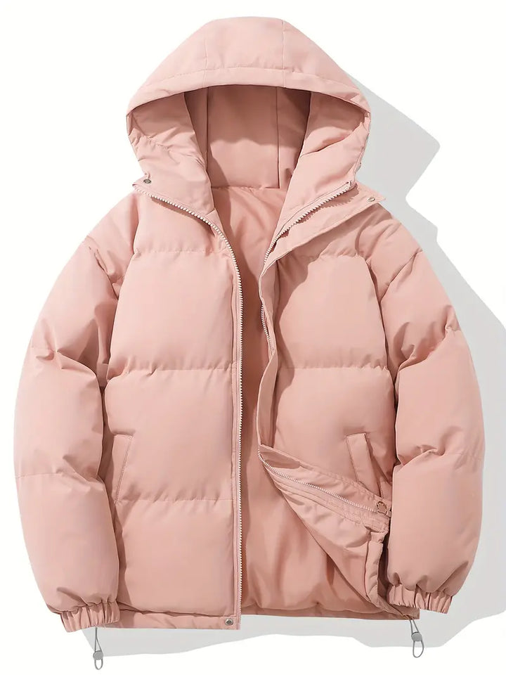 Women's Winter Puffer Jacket - Hooded Outerwear