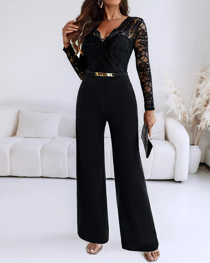 Hayden Vanessa™ | Long-sleeved jumpsuit with a zipper on the back