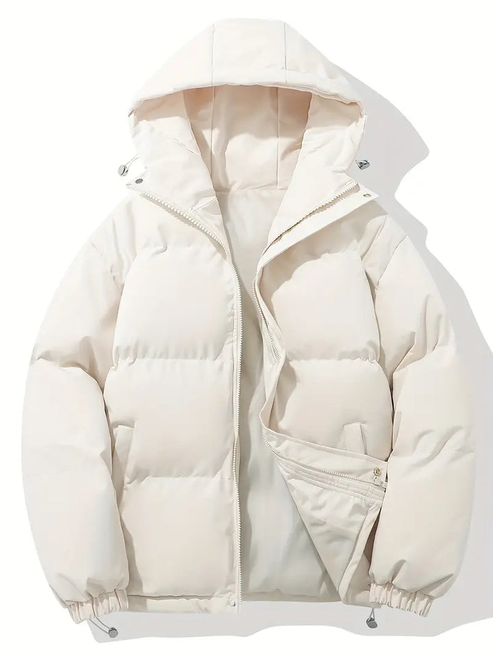 Women's Winter Puffer Jacket - Hooded Outerwear