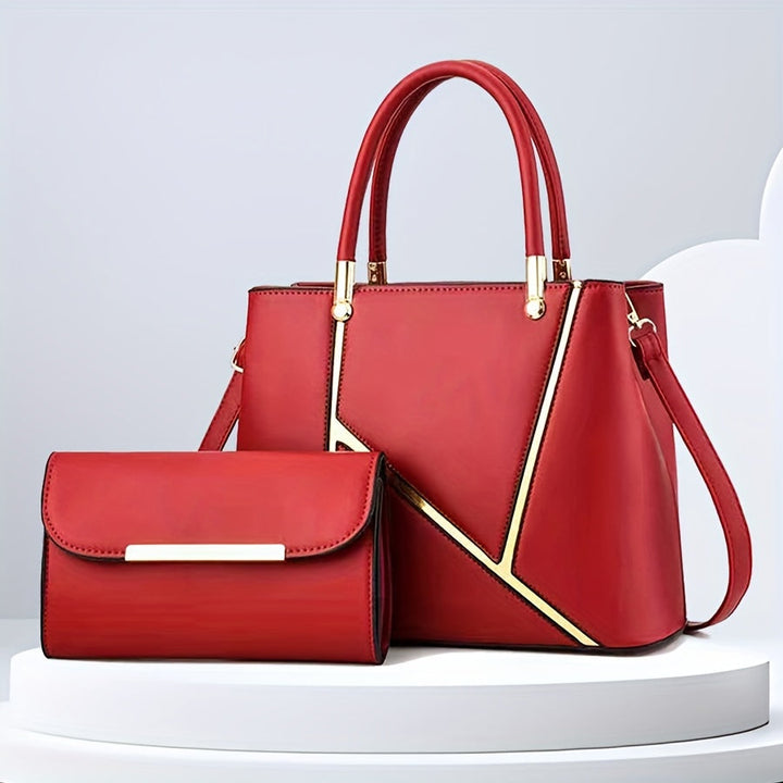 Women's Handbag Set - With Handle, with Clutch