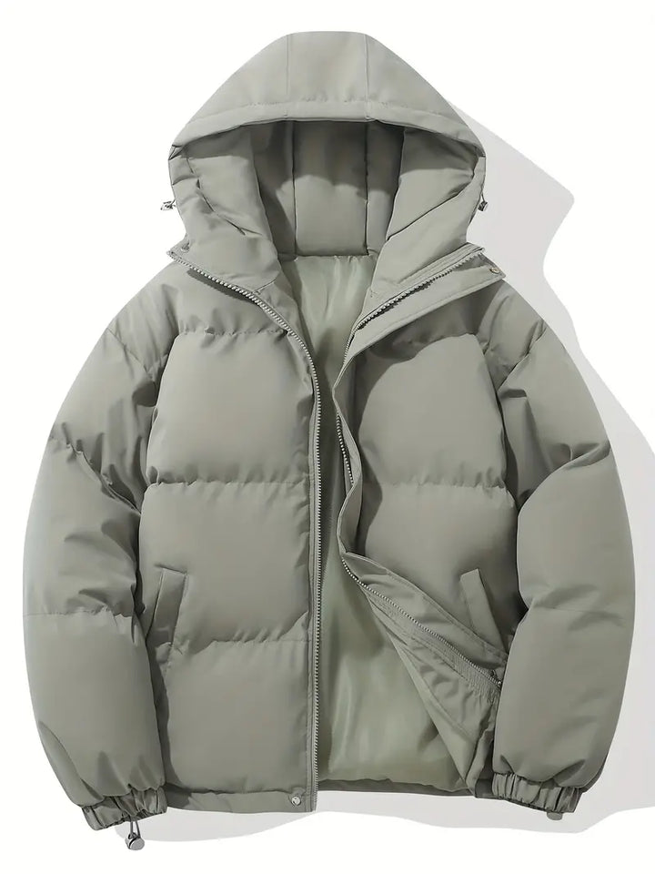 Women's Winter Puffer Jacket - Hooded Outerwear