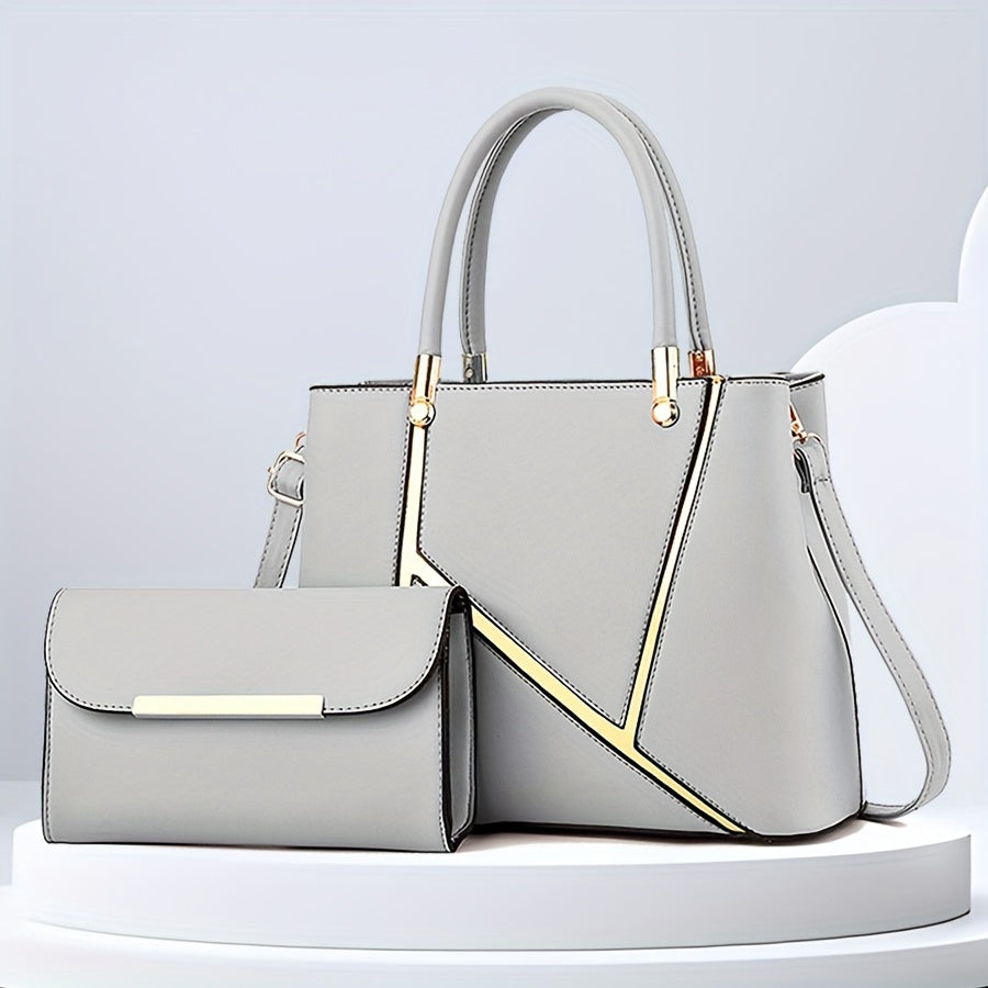 Women's Handbag Set - With Handle, with Clutch