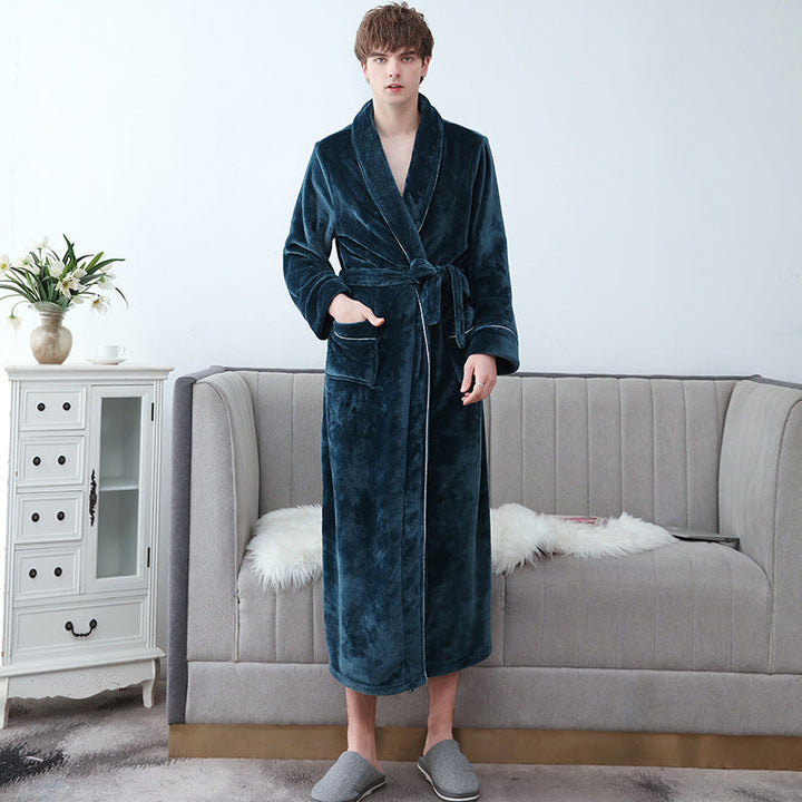Unisex Bathrobe - Soft and Long with Belt
