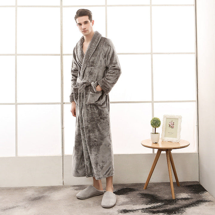 Unisex Bathrobe - Long, Soft with Belt