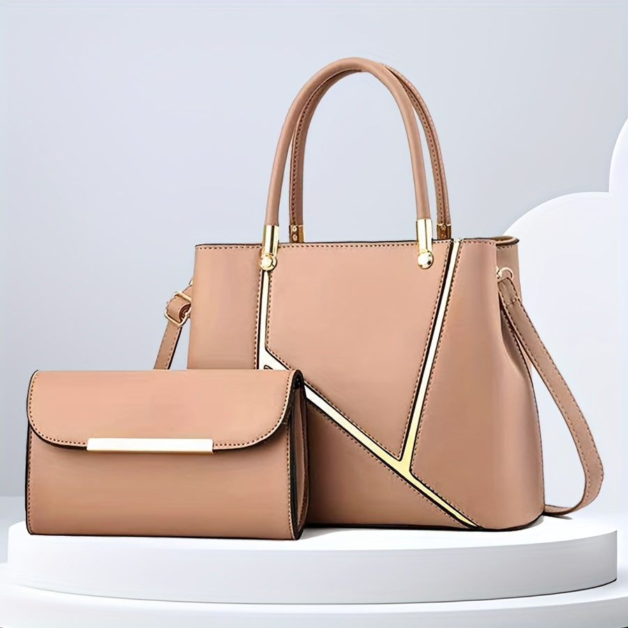 Women's Handbag Set - With Handle, with Clutch