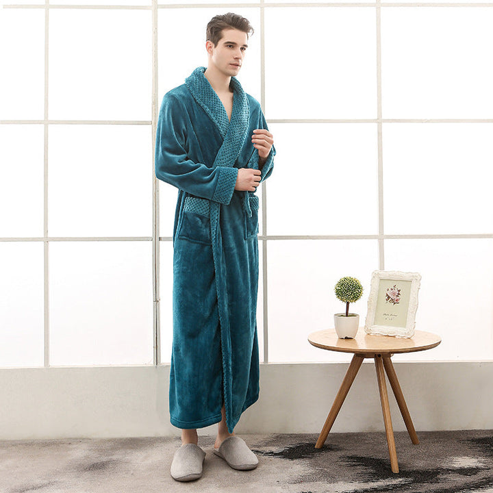 Unisex Bathrobe - Long, Soft with Belt