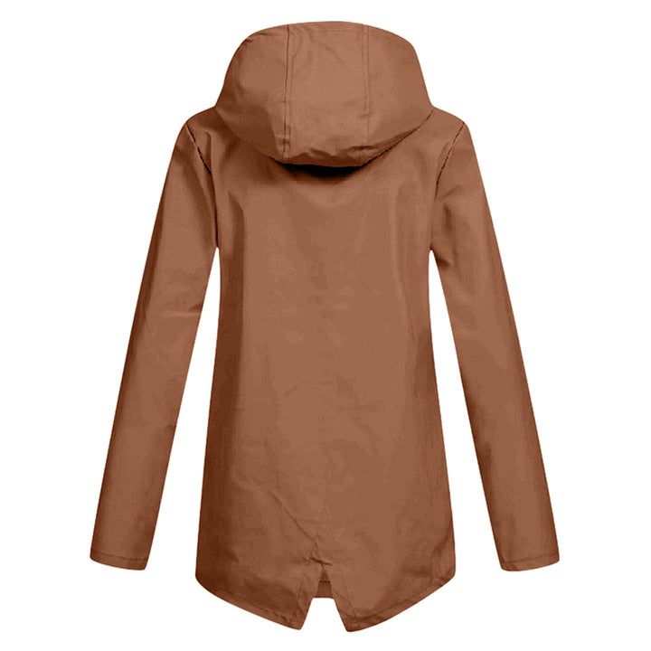 Women's Long Waterproof Jacket - Outdoor Protection