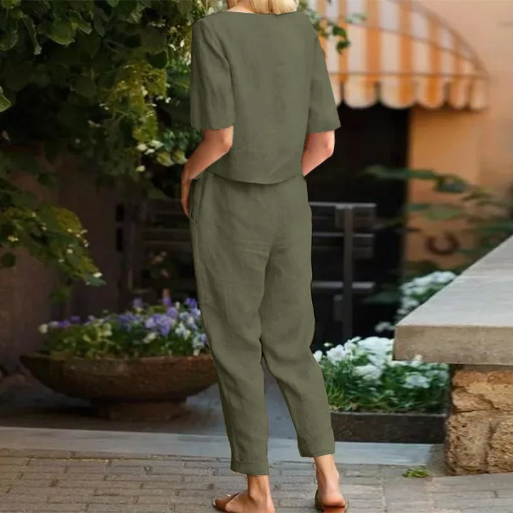 Hayden Odessa | Comfortable Linen Jumpsuit
