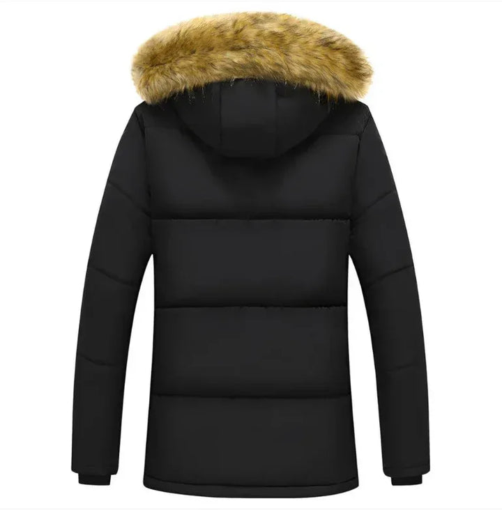 Długa, stylowa kurtka zimowa z kapturem - Mavee!