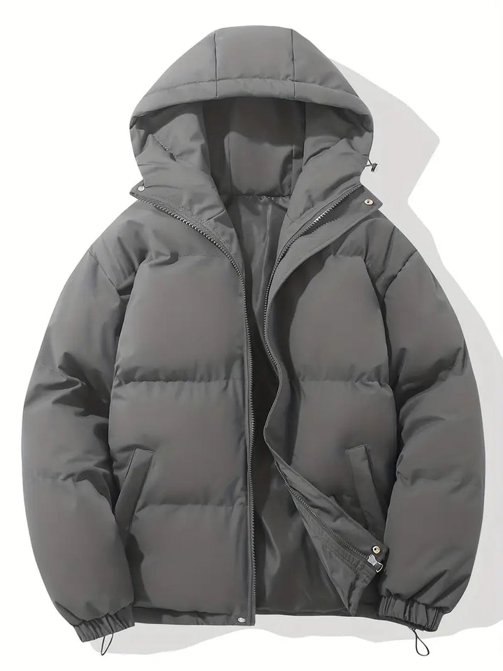 Women's Winter Puffer Jacket - Hooded Outerwear
