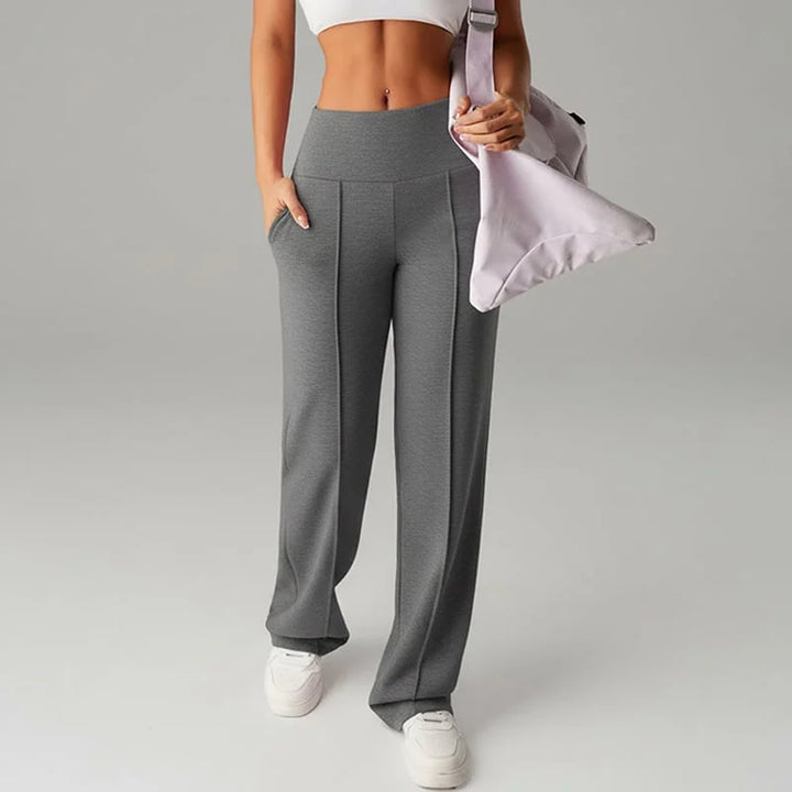 💕 Effen, losse, rechte broek voor dames