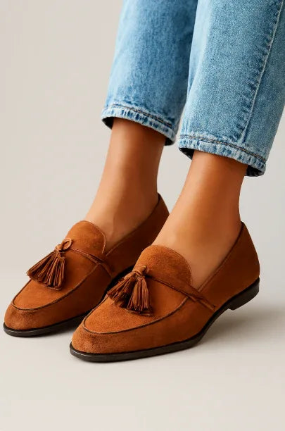 Rosa | Zamszowe Mokasyny - Mavee!